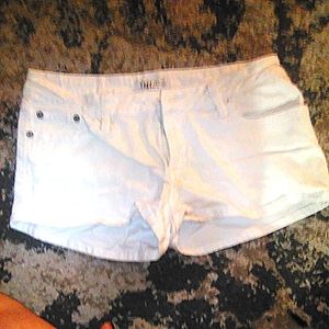 YMI - White jean shorts
